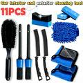Car & Motorcycle Cleaning Tool Set – Brushes & Gloves Kit