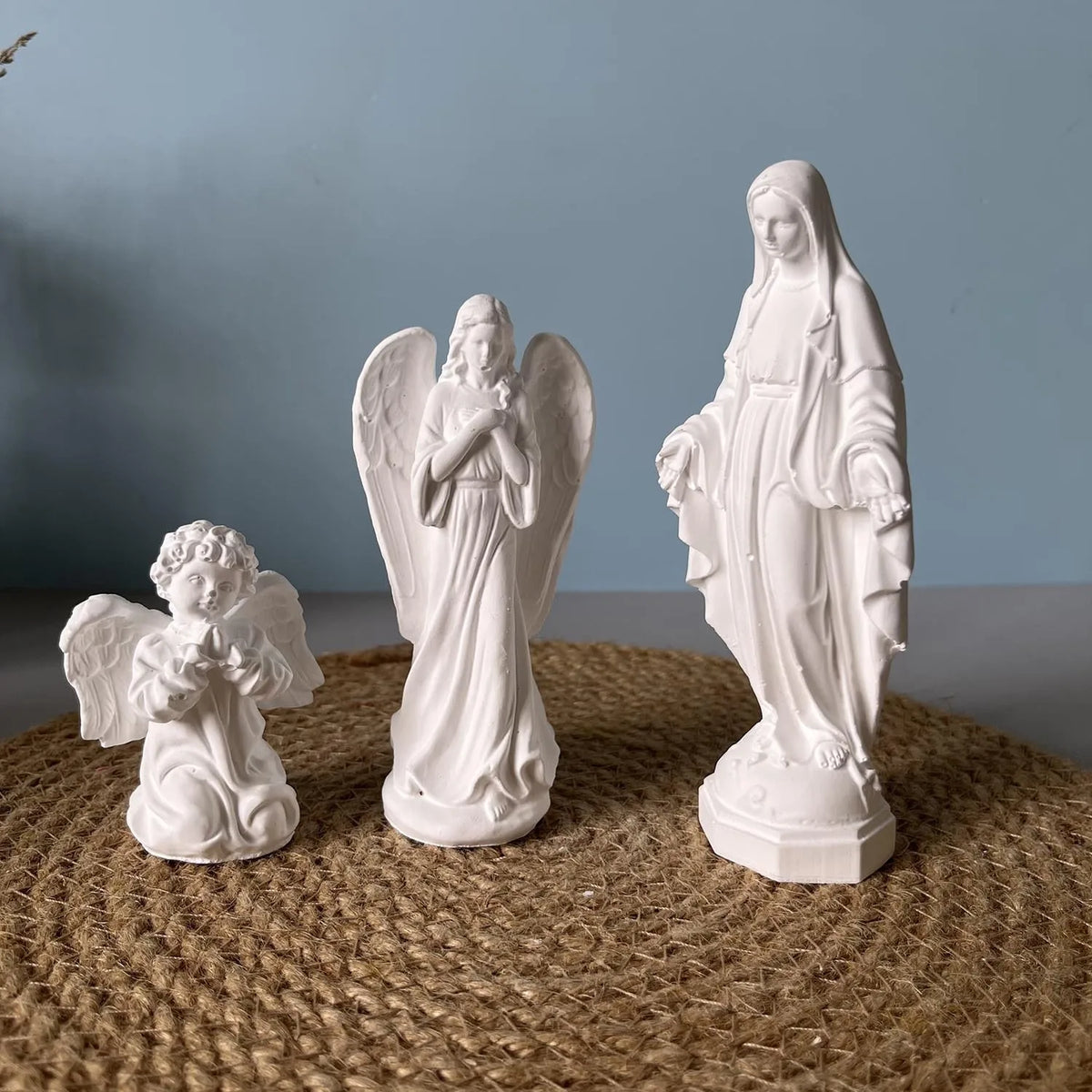 Silicone Virgin Mary Angel Mold for Candle & Plaster Craft