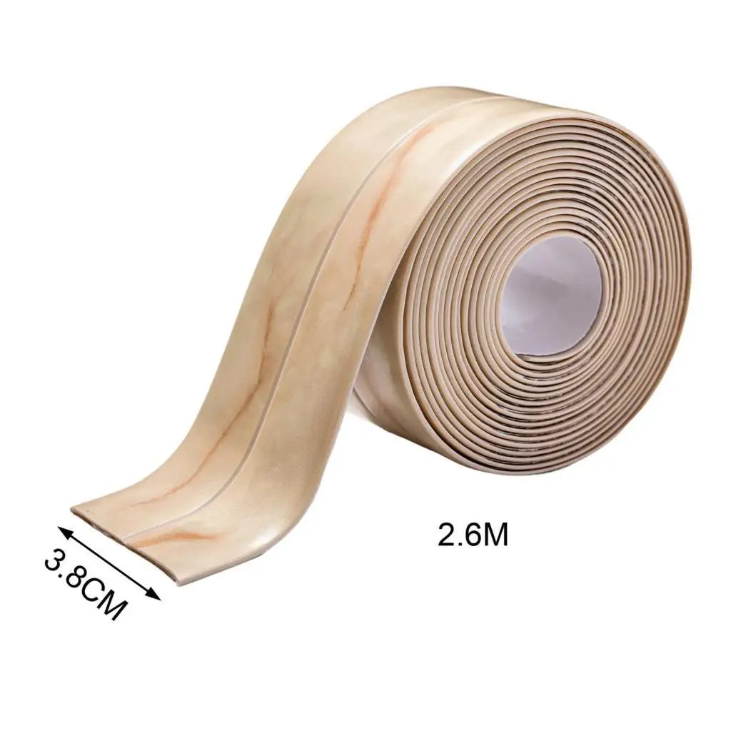 Flexible PETG Self-Adhesive Caulk Strip – Waterproof Wall Sealer