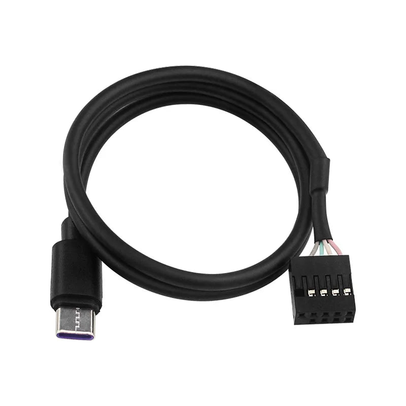 USB-C to 9-Pin Motherboard Power Cable 50cm | Data & Charge
