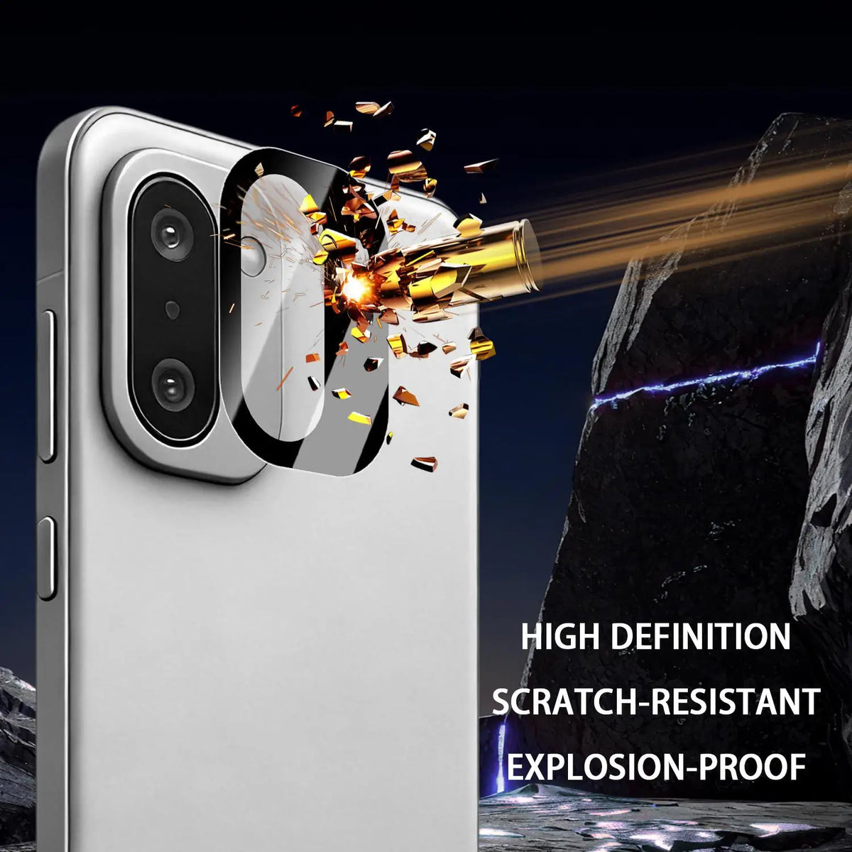 OnePlus Ace 6T Camera Lens Protector HD Tempered Glass