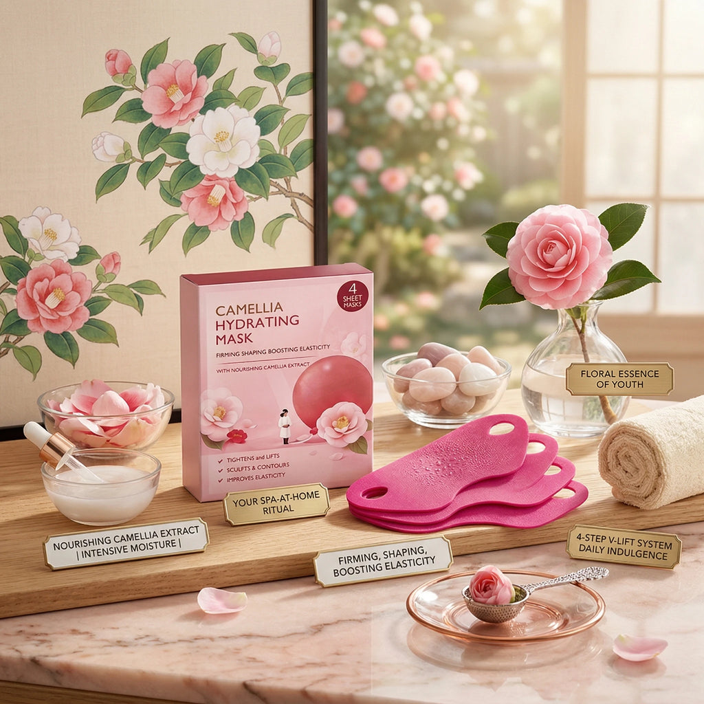 Camellia Hydrating Jawline Firming Mask | V-Shape Face Lift