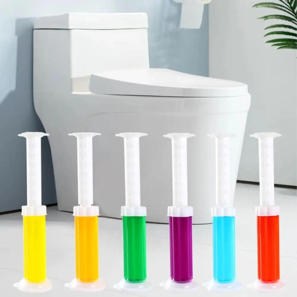 Flower Toilet Cleaner Gel – Aromatic Deodorizing Stamp 48ml