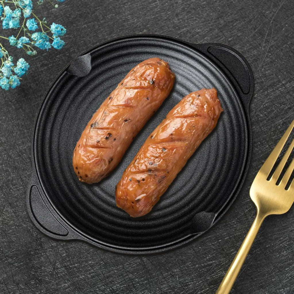 Kesoto Nonstick BBQ Grill Pan – Portable Cast Aluminum Griddle