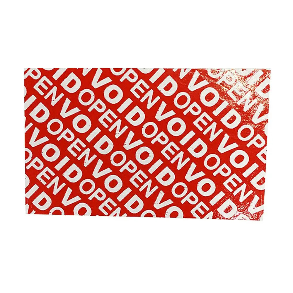 Tamper-Proof Void Security Sealing Tape Red – 50m Roll