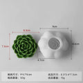 Large Succulent Silicone Mold – DIY Candle, Soap & Resin