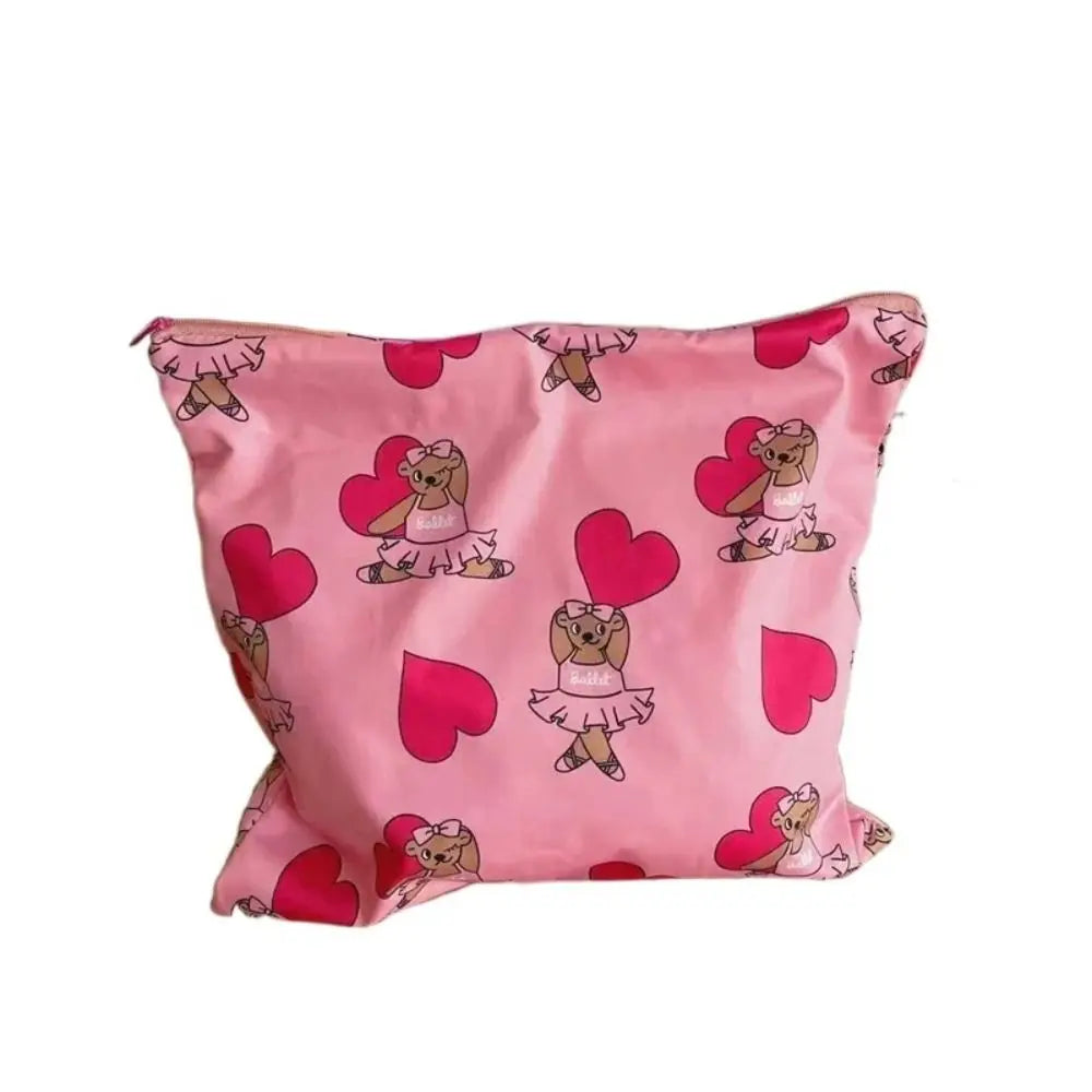 Kawaii Bear Makeup Bag – Large Oxford Toiletry Pouch