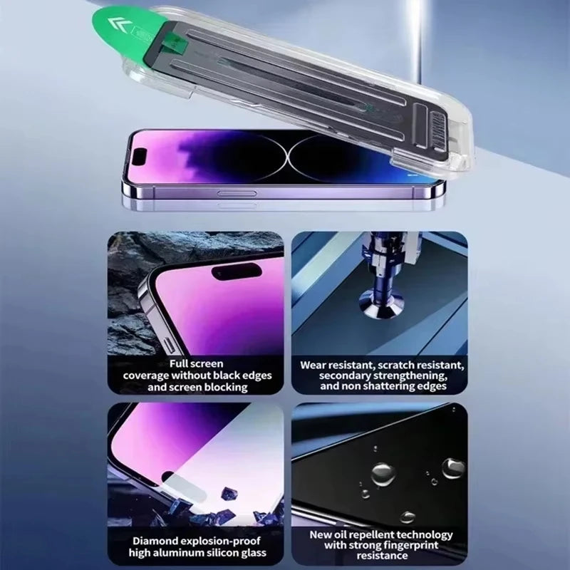 3-Pack Matte Privacy Screen Protector for iPhone | Anti-Spy Glass