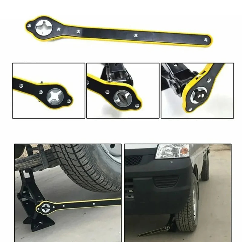 Ratchet Lug Wrench | High Carbon Steel Tire Change Tool