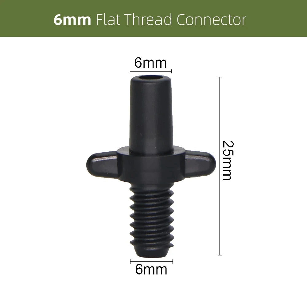 1/4" Drip Irrigation Barbed Fittings – Tees, Cross, Plug & Adaptors