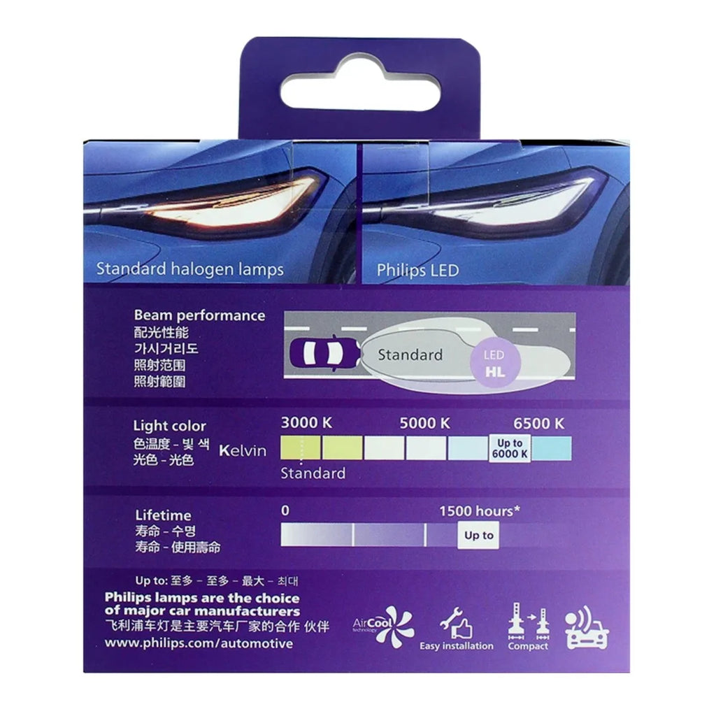 Philips Ultinon Pro3015 LED Headlight Bulbs 6000K – 2 Pack