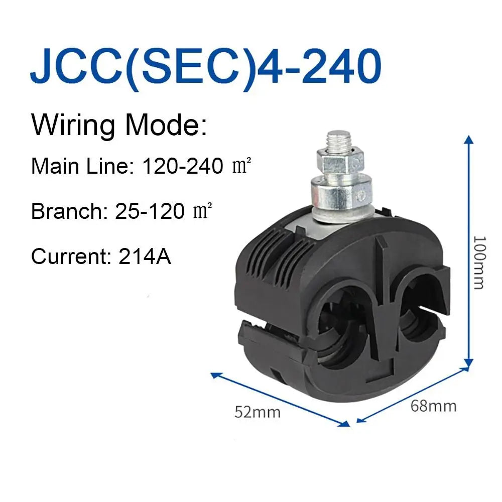 63A/75A Insulation Piercing Connector – No-Strip Cable Clamp