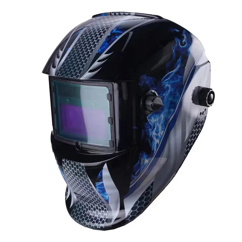 Solar Auto-Darkening Welding Helmet – CE Certified Wide View