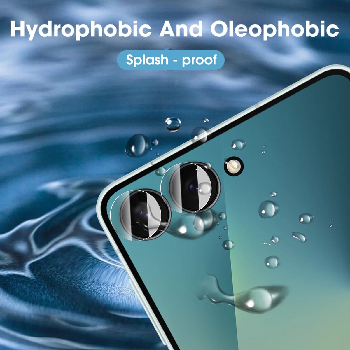 Tempered Glass Camera Lens Protector – Samsung Z Flip7/Fold7