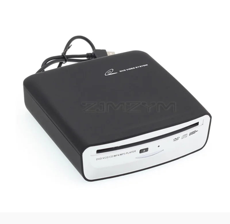 Car Slot-Loading CD/DVD Player USB Interface External Stereo