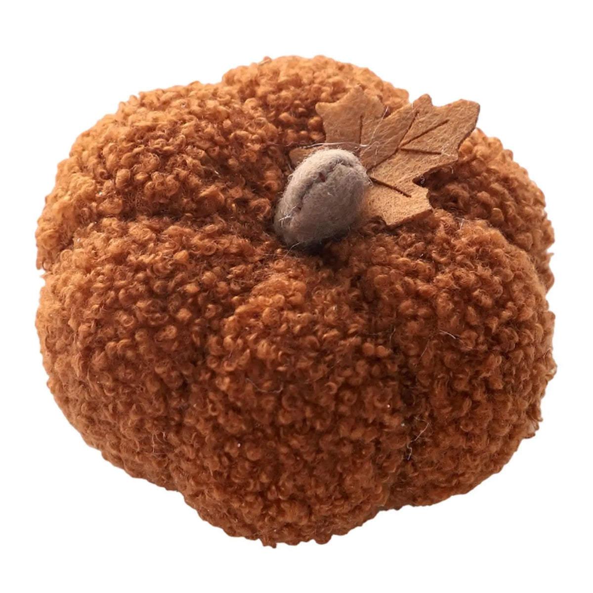 Velvet Artificial Pumpkin – Fall & Thanksgiving Tabletop Decor