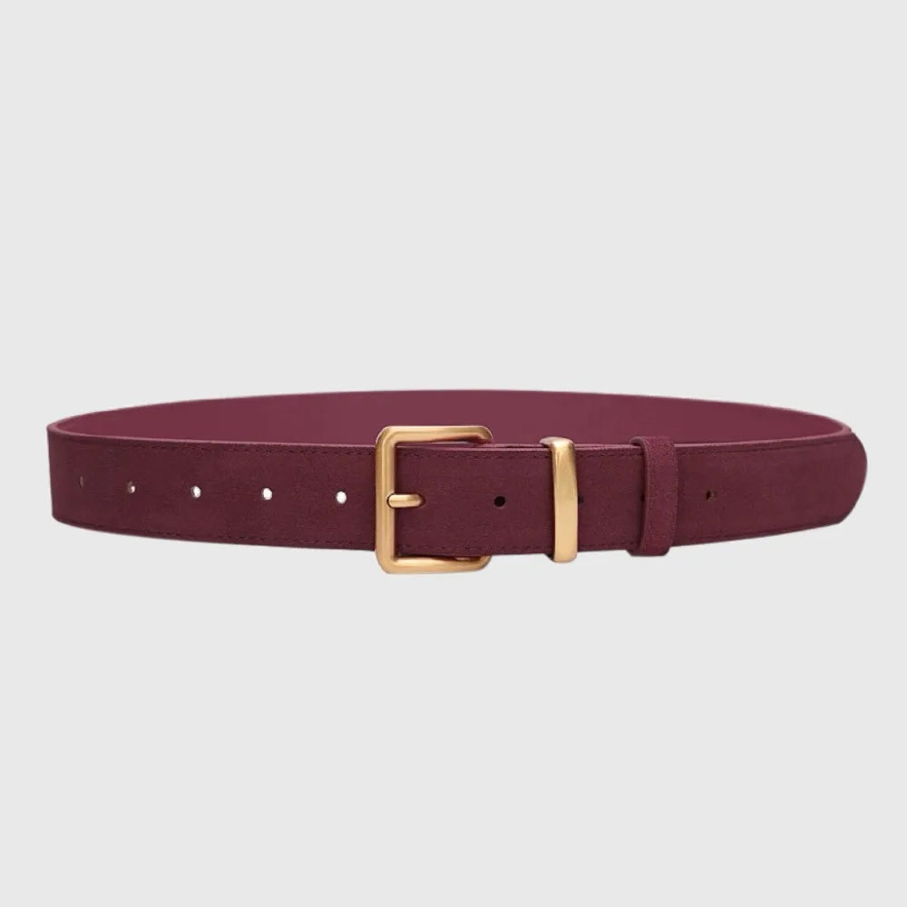 Women's Retro Pin Buckle PU Leather Belt – Casual & Business