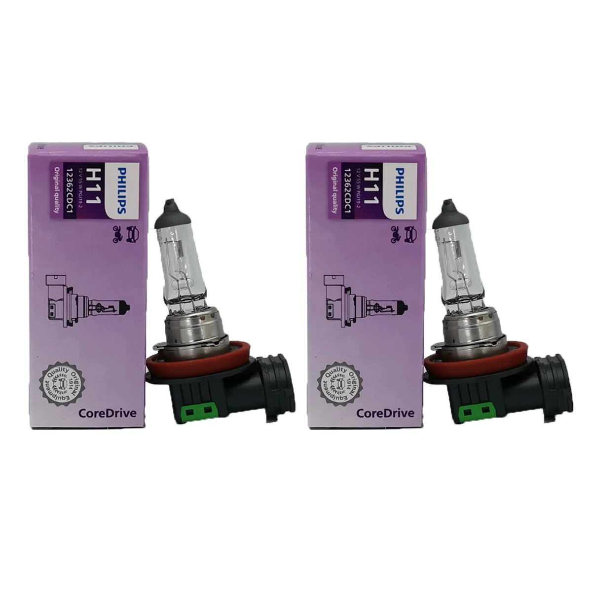 Philips Vision H11 55W Halogen Headlight Bulb ECE 12362CDC1