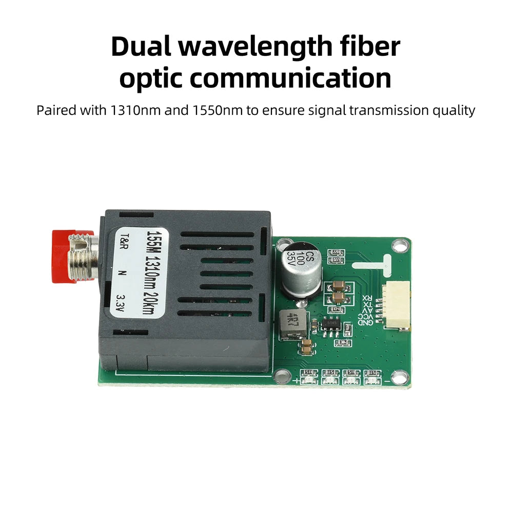 TTL Fibre Optic Transceiver Module for Drones – 20/40/60 km