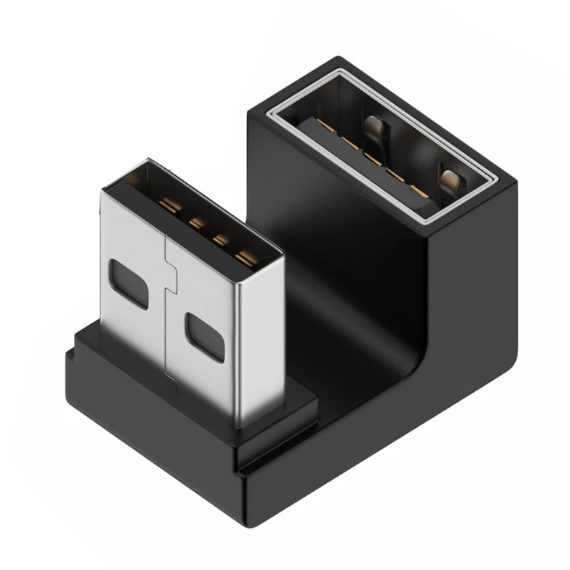 90° USB 3.0 Right Angle Adapter 10Gbps – Male to Female