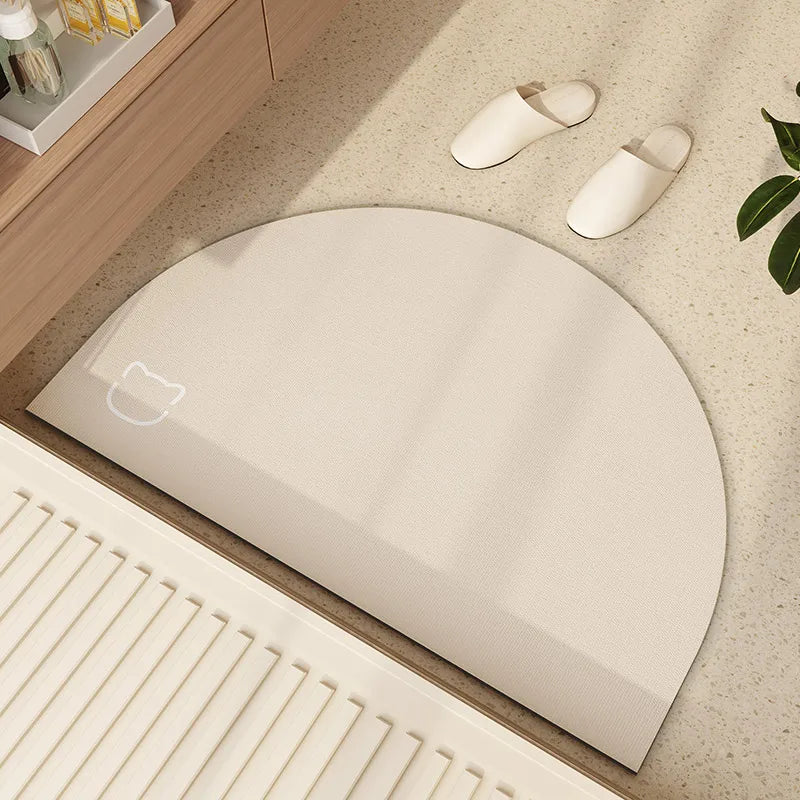 Semicircular Non-Slip Door Mat – Indoor & Outdoor Floor Mat