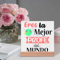 Spanish Ceramic Plaque Sign – Teacher & Graduation Gift Décor