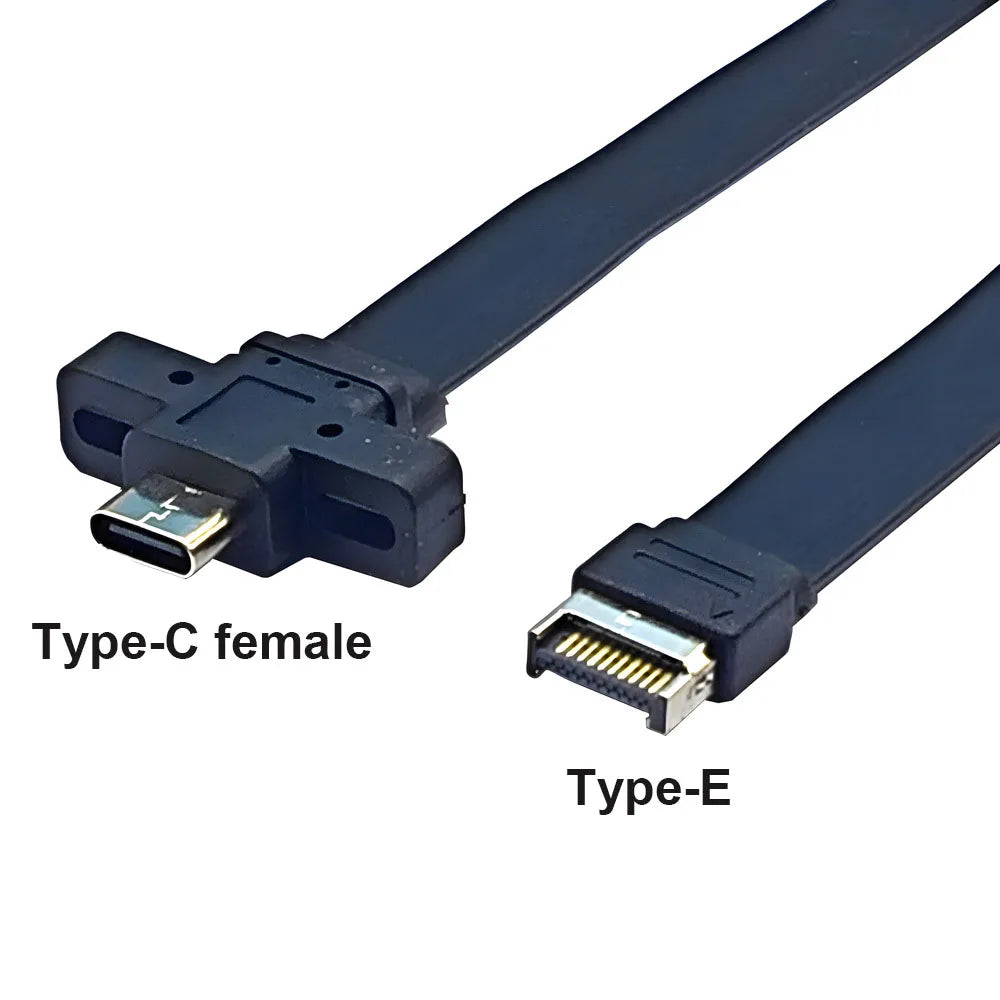 USB 3.2 Gen2 Type-E to Type-C Motherboard Header Cable