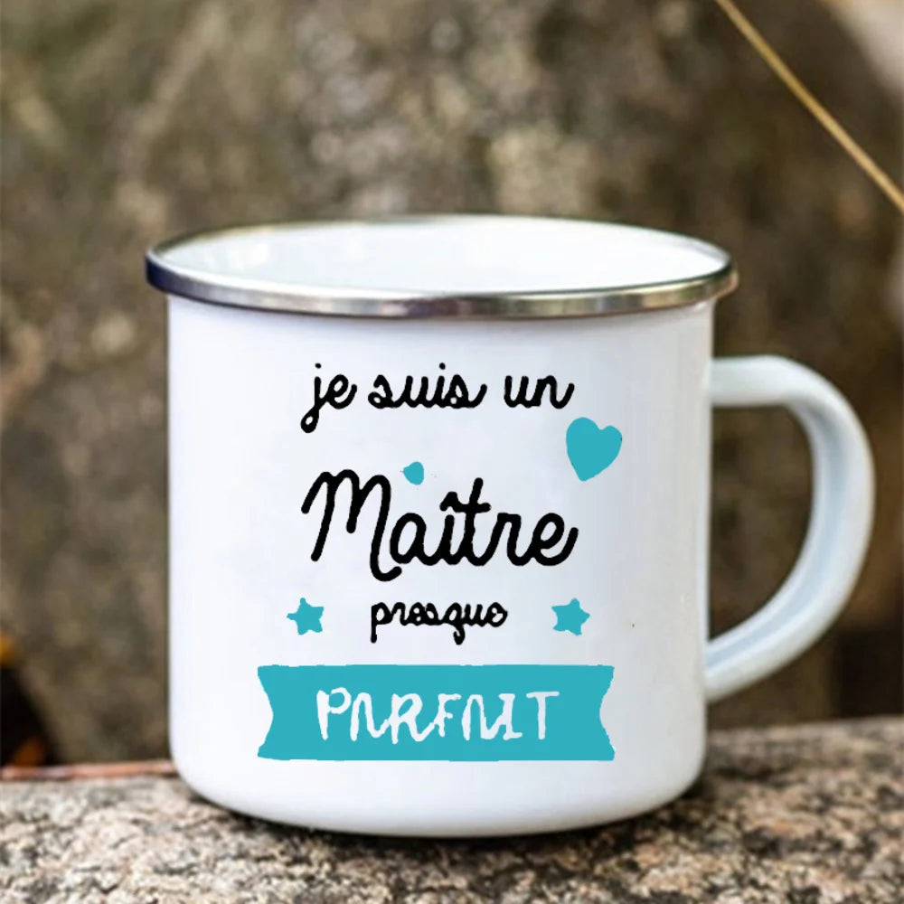 Thank You Super Teacher Enamel Mug | Unique Teacher Gift