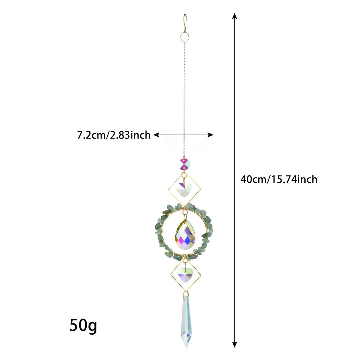 Rainbow Crystal Suncatcher Prism Window Hanging Ornament