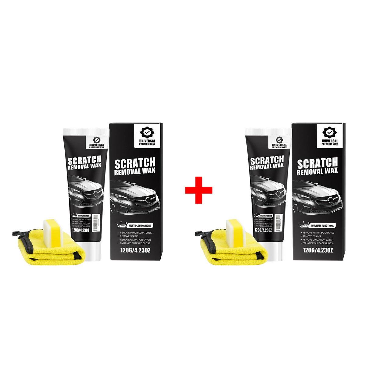 Car Scratch Repair Kit – Gloss Coating with Sponge & Towel