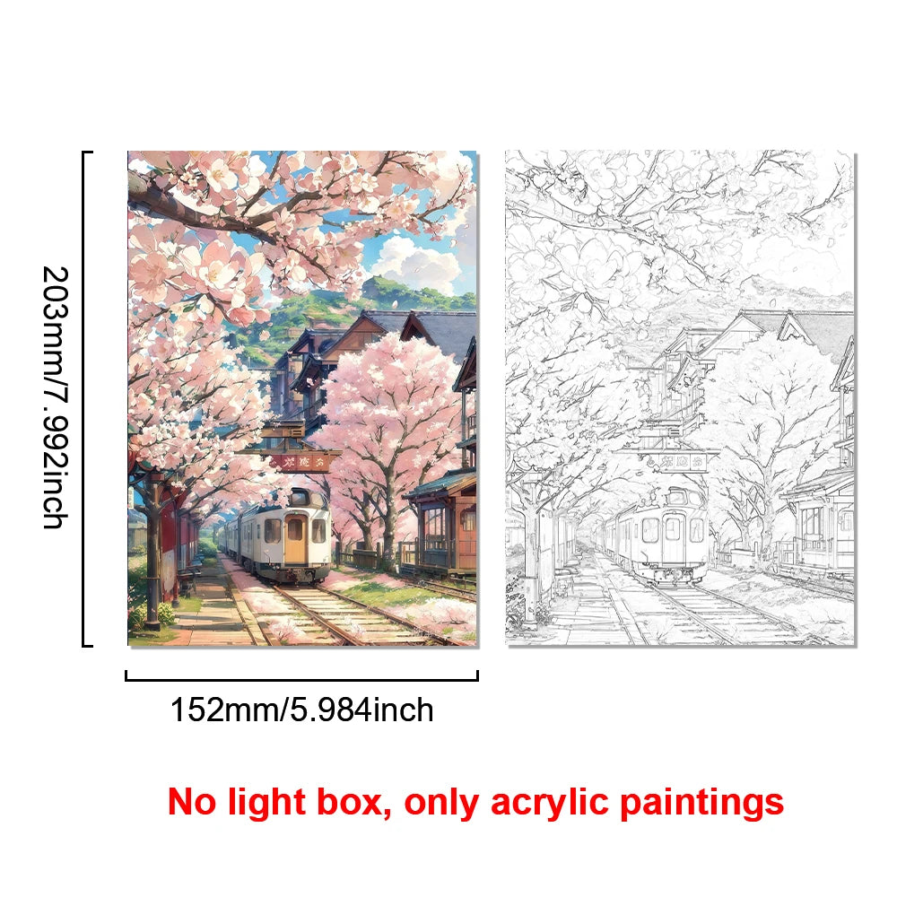 Tokyo Japan LED Light Painting – 2-in-1 Wall & Desk Lamp