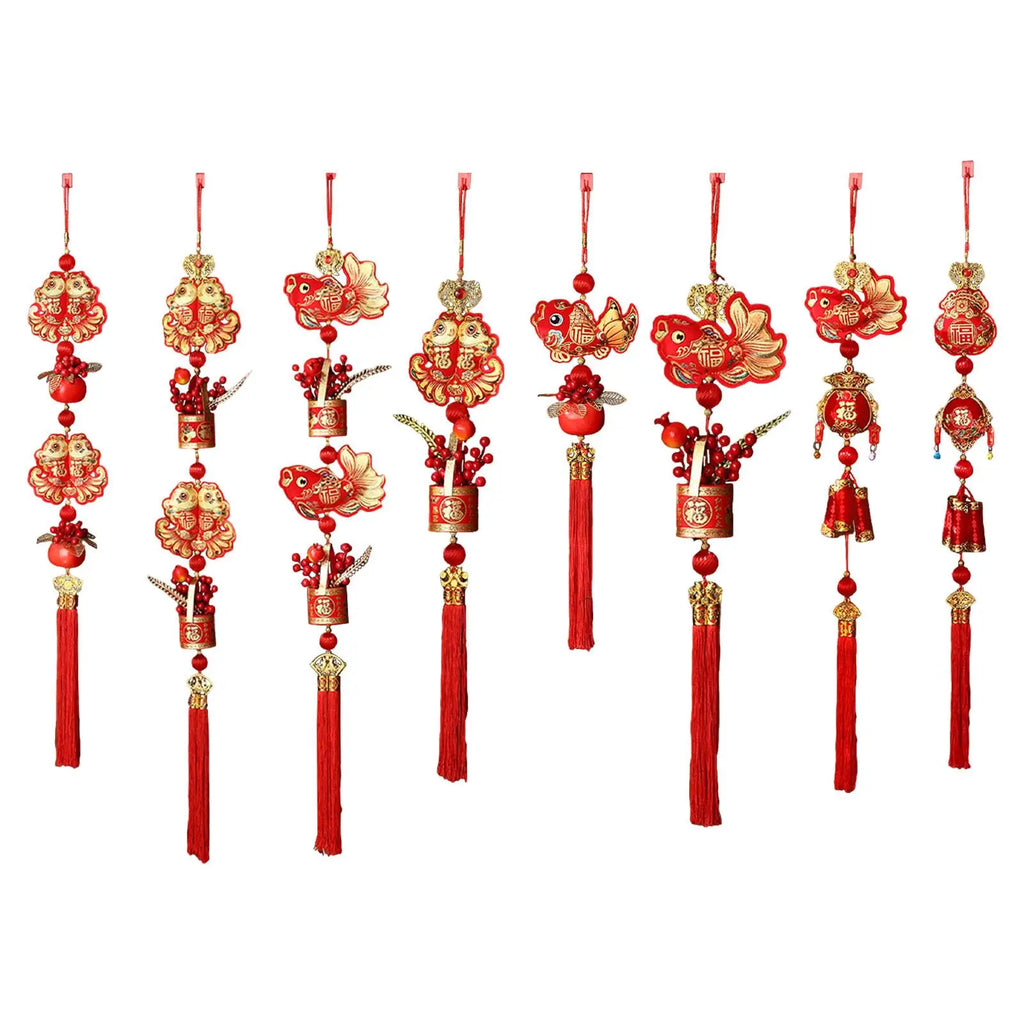 Chinese New Year 2026 Horse Lunar Hanging Ornament Decor