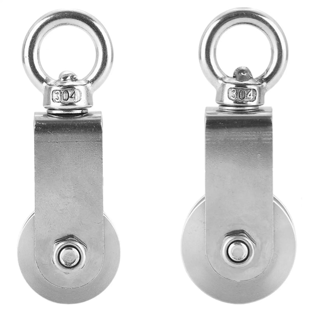 360° Swivel Pulley Block – Stainless Steel Cable Pulley