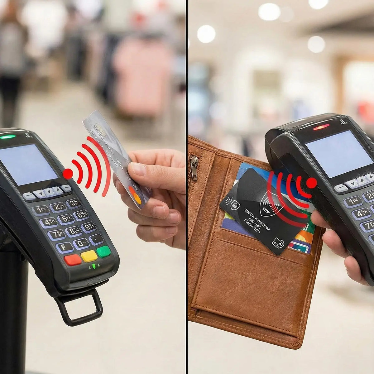 Ultra Thin RFID & NFC Blocking Card – Wallet Protector
