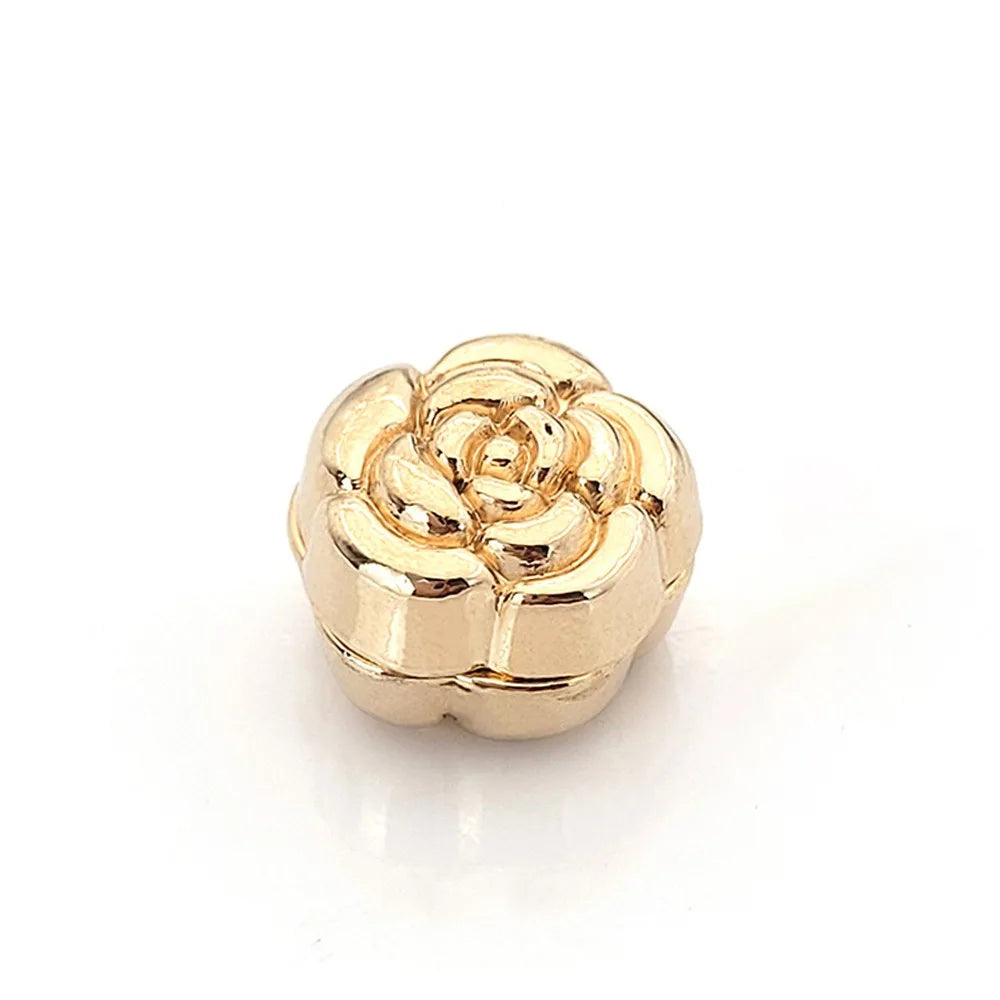 Magnetic Scarf Pins | Round Flatback Button Clasps 1 Pair