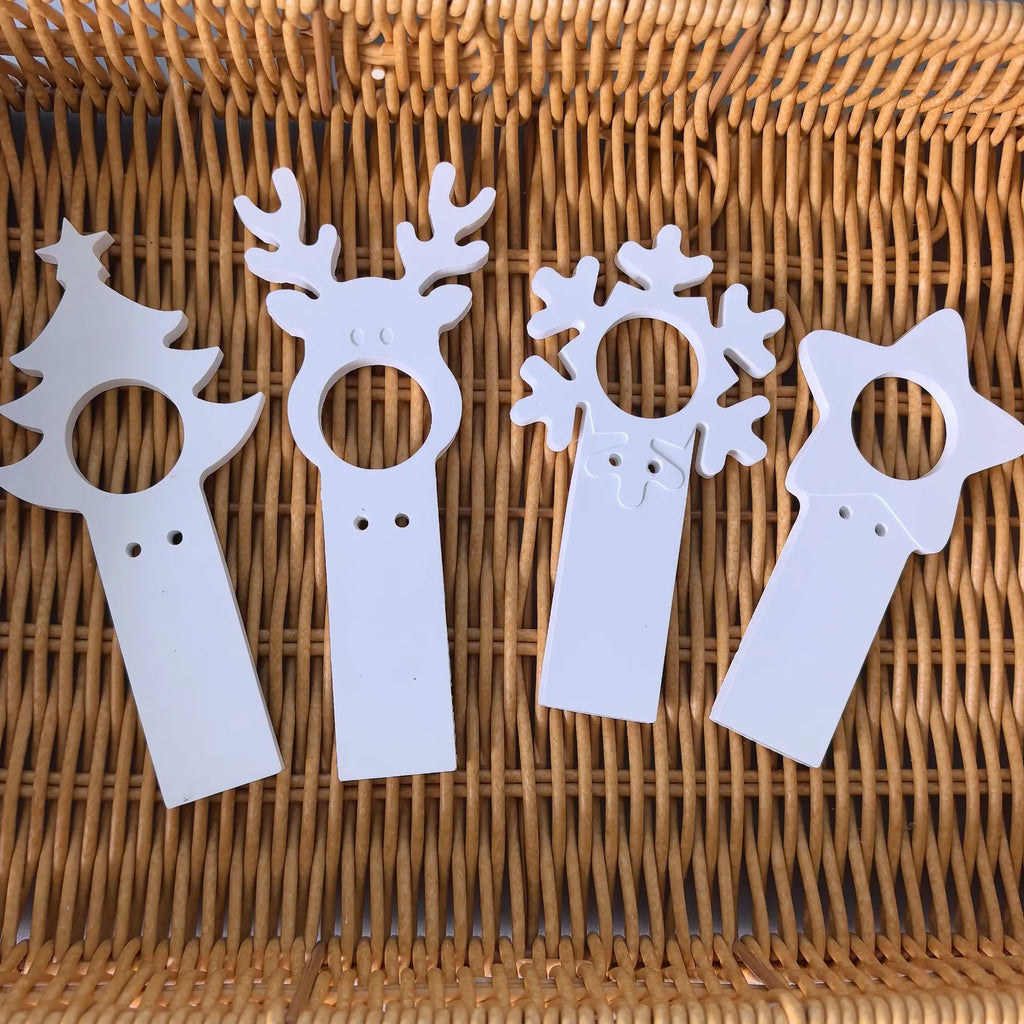 Christmas Silicone Mold – Reindeer Snowflake Star Lollipop