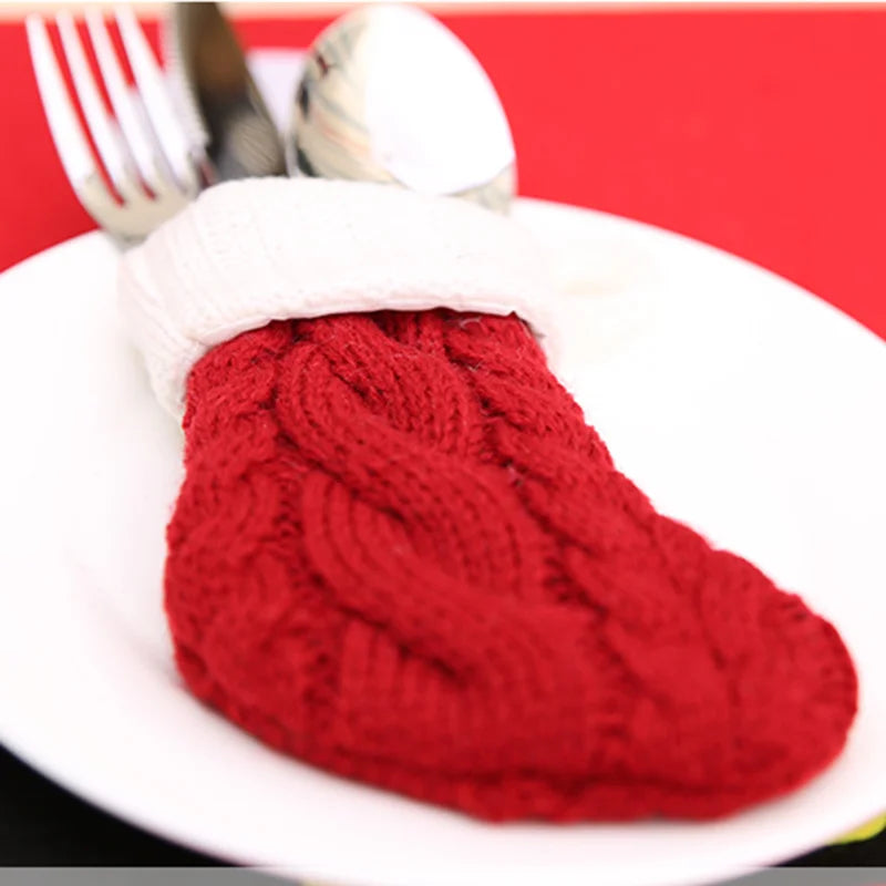 Mini Christmas Stocking Sock – Santa Candy Gift Bag 7x11cm