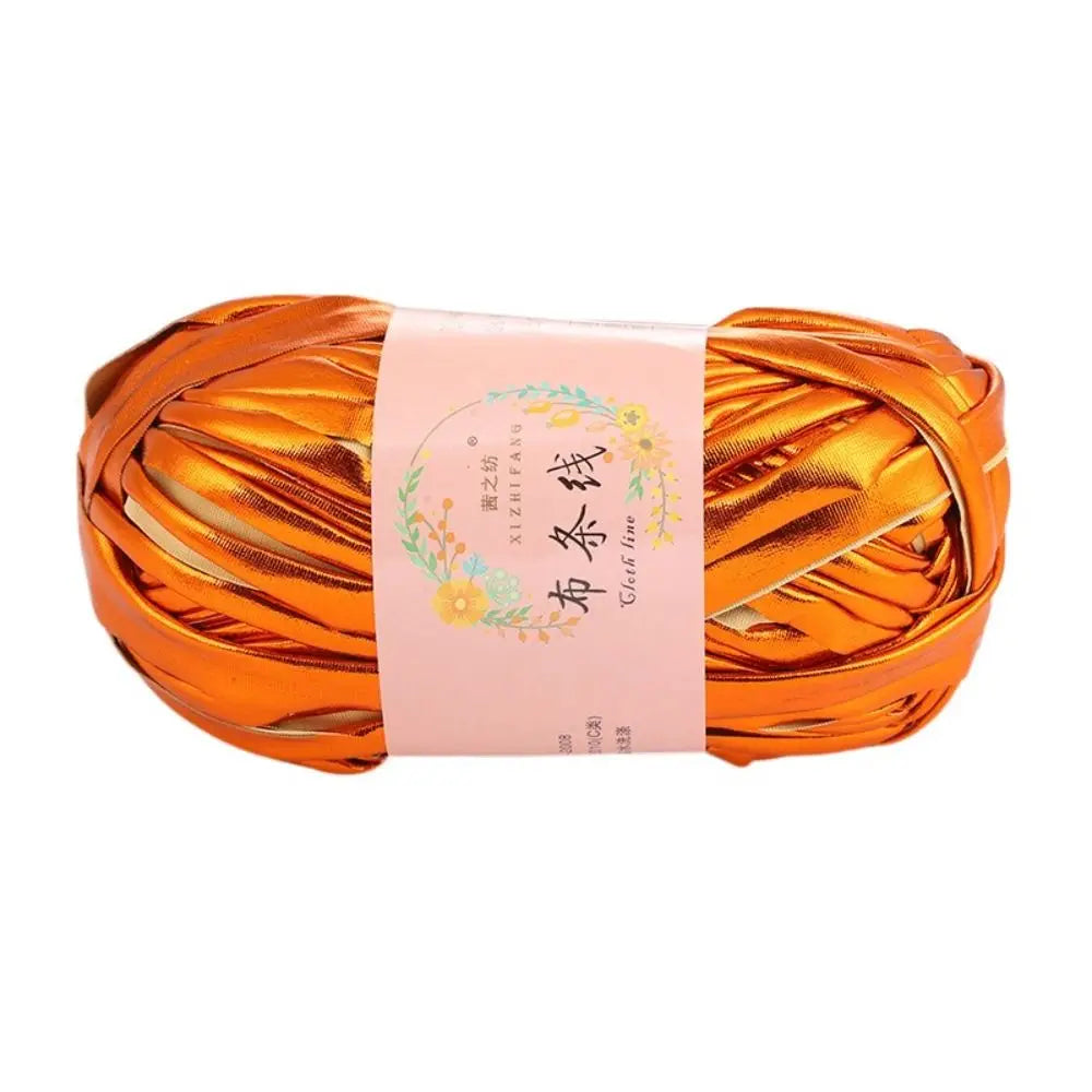 Shiny Magic Color Imitation Leather Crochet Yarn – 100g Ball