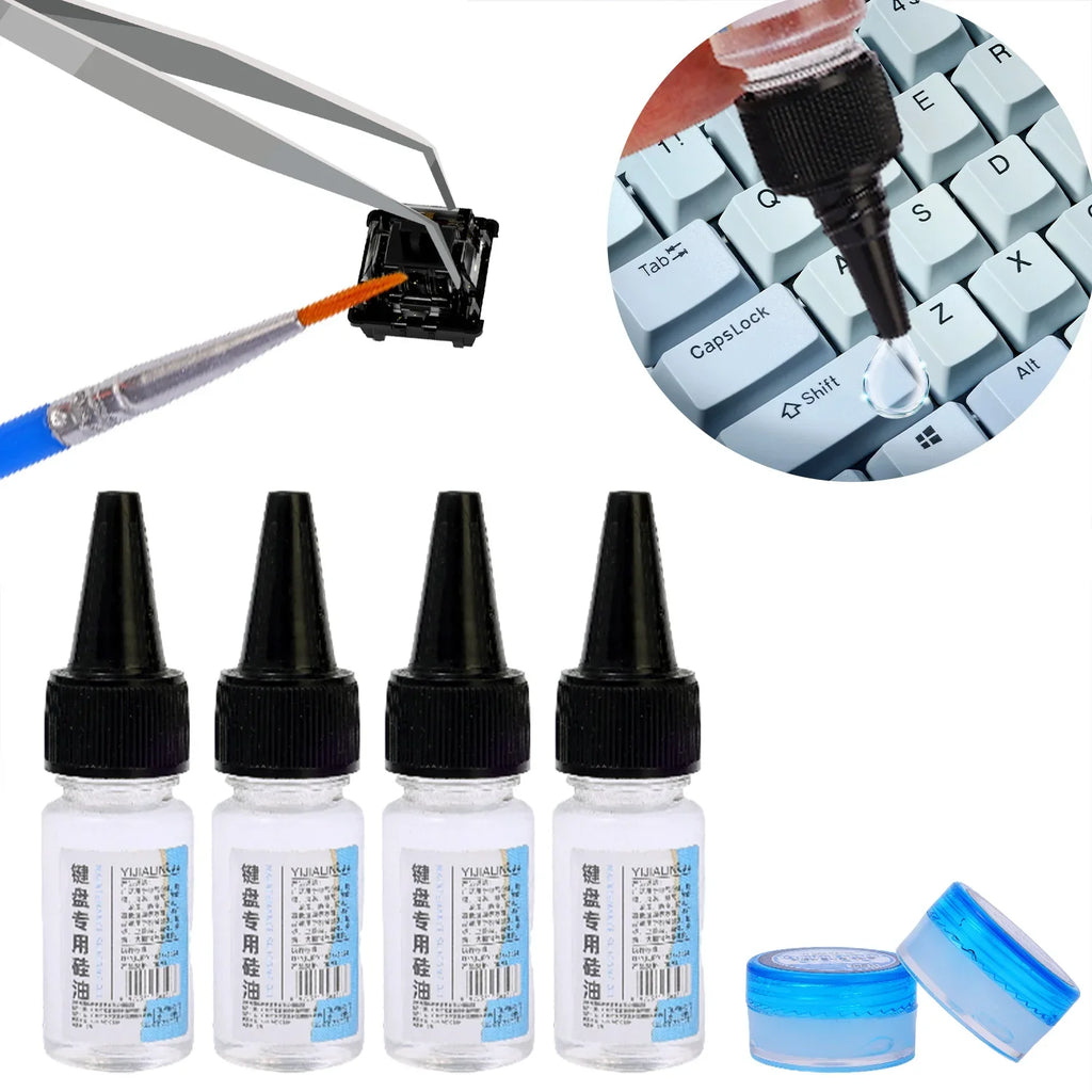 Mechanical Keyboard Lube Kit – Switch Puller, Grease & Brush