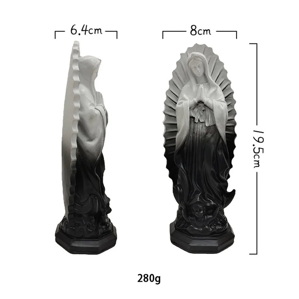 Our Lady of Guadalupe Resin Statue | Mexican Religious Decor