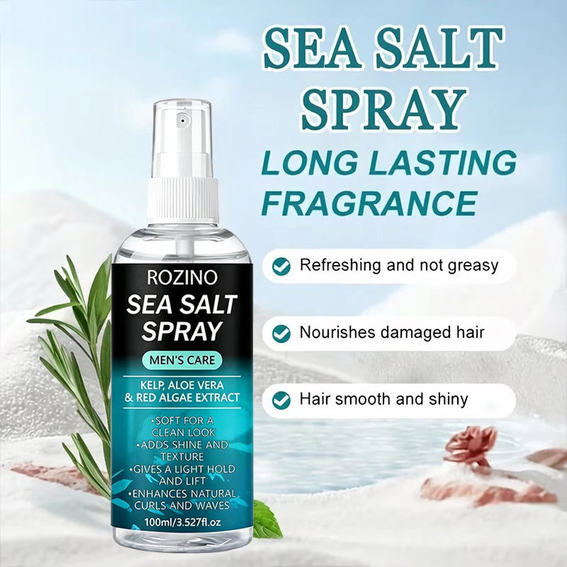 ROZINO Men's Sea Salt Hair Spray – Volume, Texture & Hold