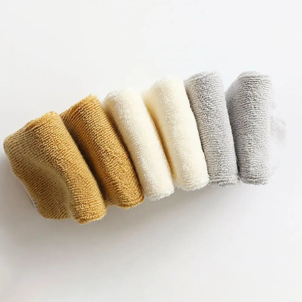 Thickened Cotton Terry Baby Socks – Warm Infant Socks