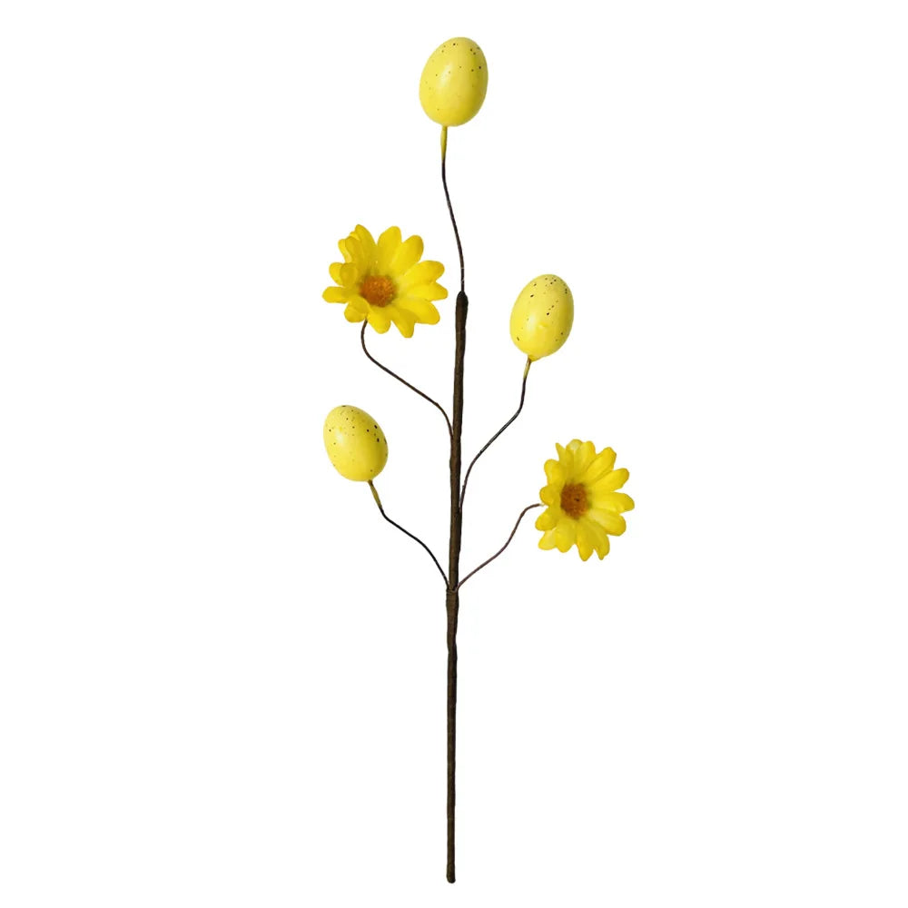 Easter Egg Tree Branch Colorful Foam Artificial Flower Decor