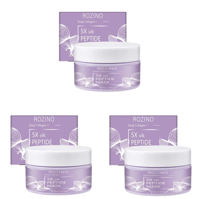 ROZINO Peptide Purple Mud Mask – Moisturizing & Cleansing 100g