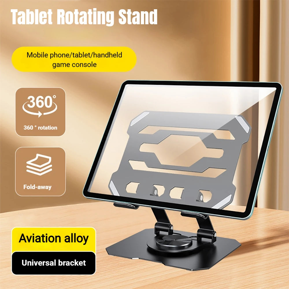 360° Rotating Tablet Stand – Adjustable Desk Holder for iPad & Phone