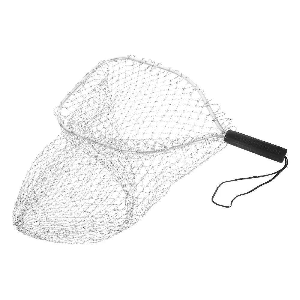30cm Mesh Fishing Net – Aluminium Alloy, Large Capacity Anti-Hook