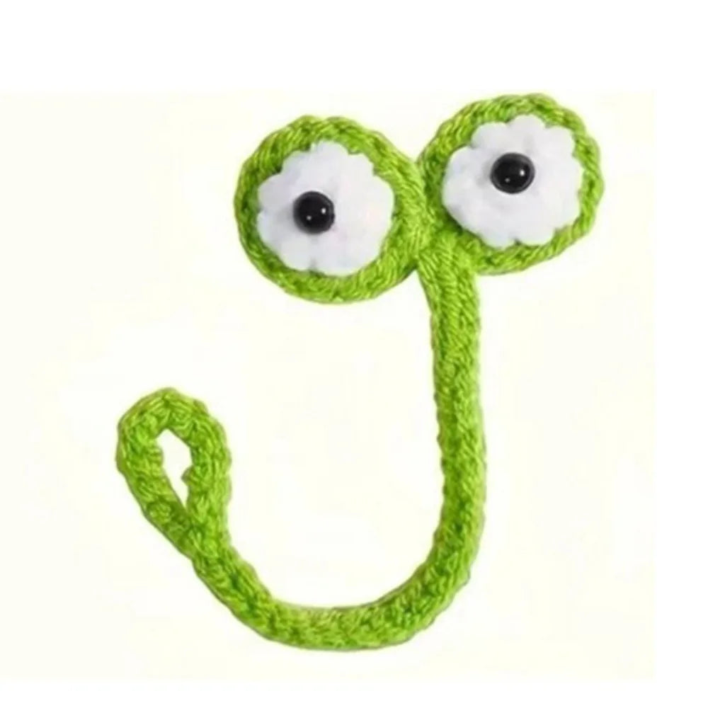 Hand-Knitted Crochet Leaf Bookmark & Headphone Décor