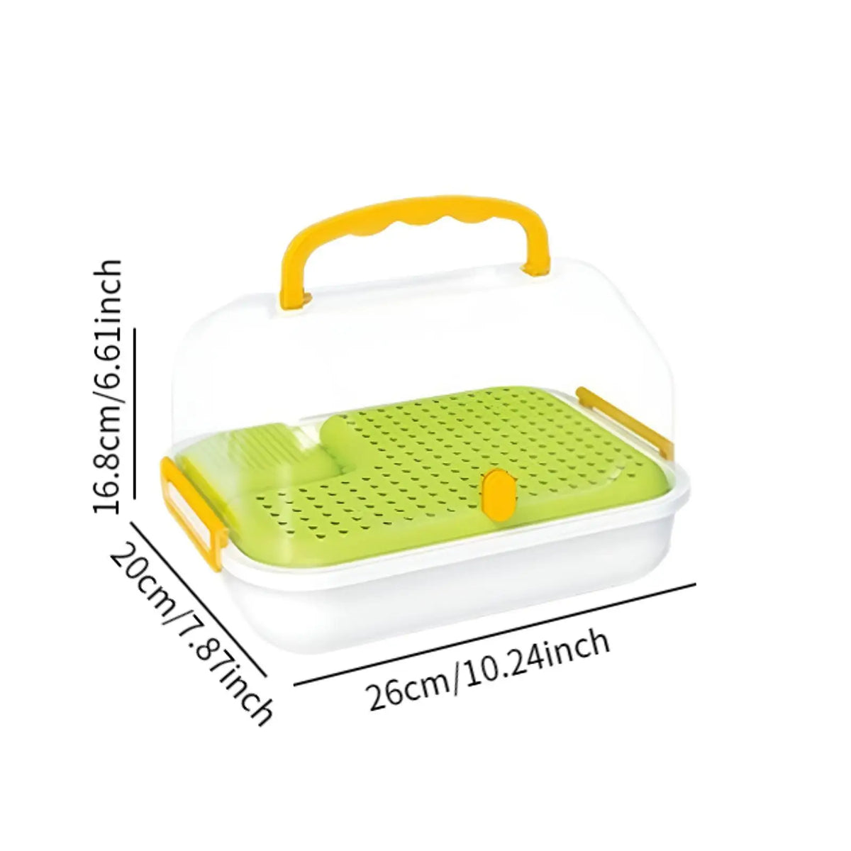 Turtle Tank Aquarium Terrarium with Lockable Lid | Reptile