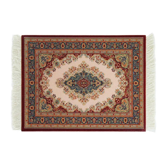 Persian Carpet Mouse Pad – Anti-Slip Rubber Gaming Mat 18×26cm