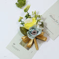 Artificial Fabric Corsage & Wrist Flower | Wedding Party